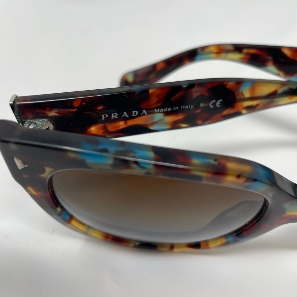 Authentic Prada Women's Multicolor Tortoise Sunglasses - Picture 4 of 9